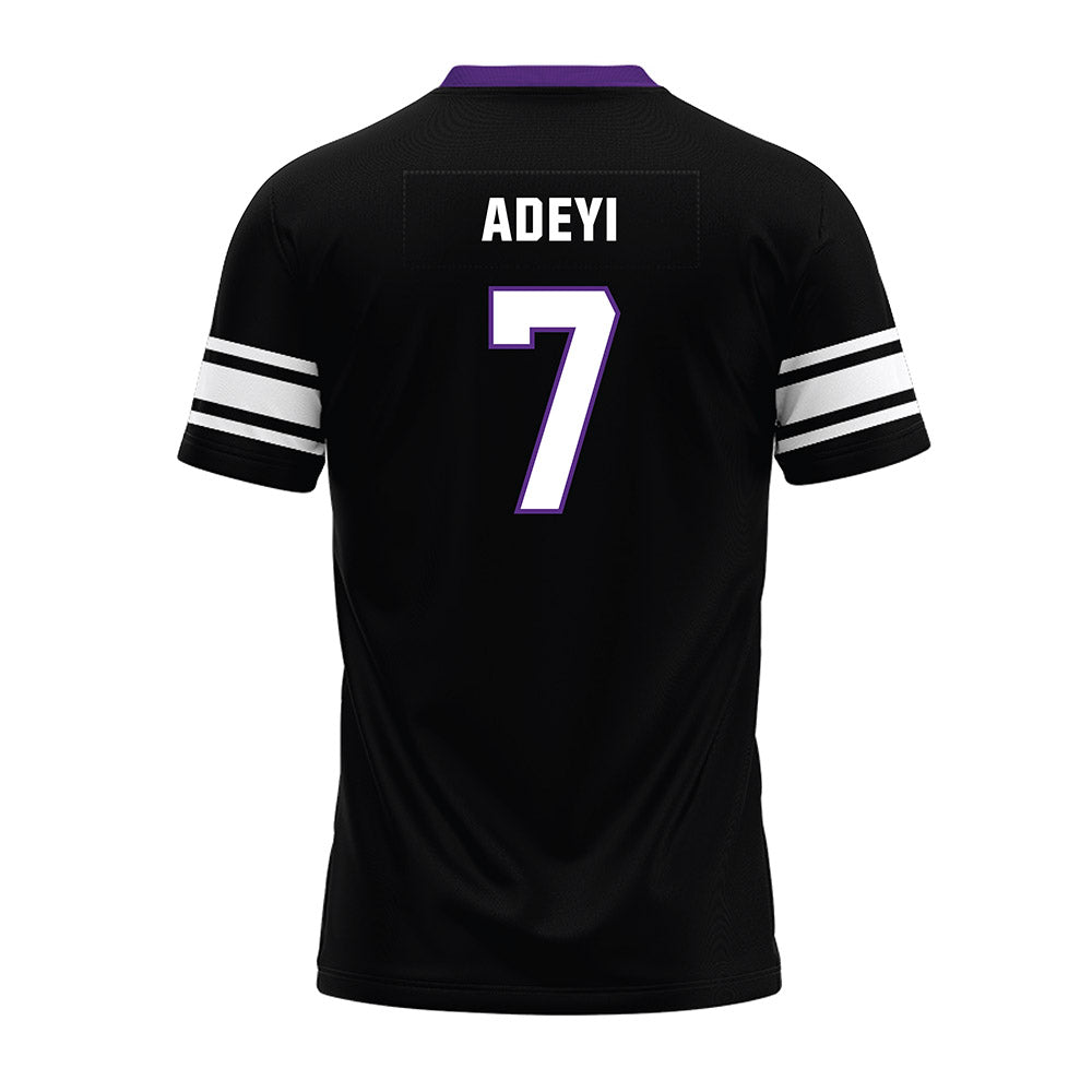Northwestern - NCAA Football : Ore Adeyi - Black Premium Football Jersey-1