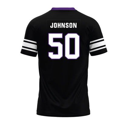 Northwestern - NCAA Football : Qayvier Johnson - Black Premium Football Jersey-1