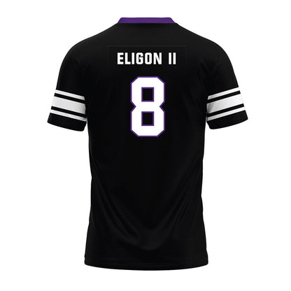 Northwestern - NCAA Football : Hayden Eligon II - Black Premium Football Jersey-1