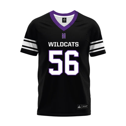 Northwestern - NCAA Football : Tre Hoskins - Black Premium Football Jersey-0