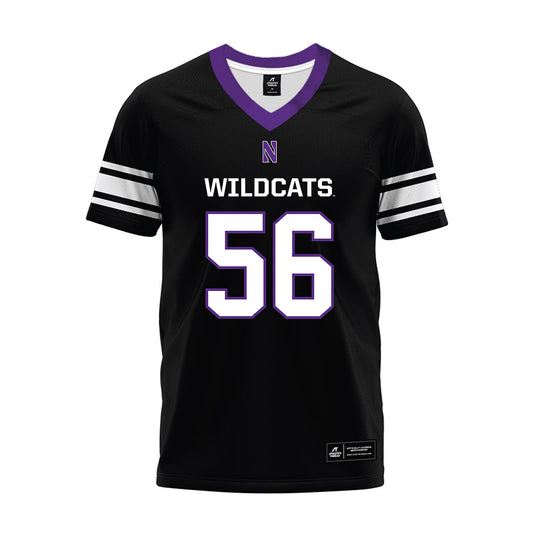 Northwestern - NCAA Football : Tre Hoskins - Black Premium Football Jersey-0