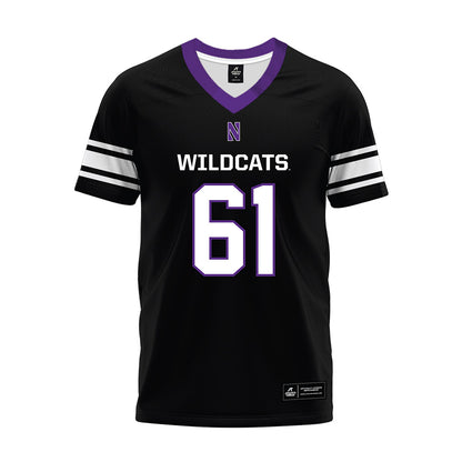 Northwestern - NCAA Football : David Anchondo - Black Premium Football Jersey-0