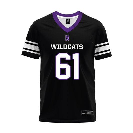 Northwestern - NCAA Football : David Anchondo - Black Premium Football Jersey-0