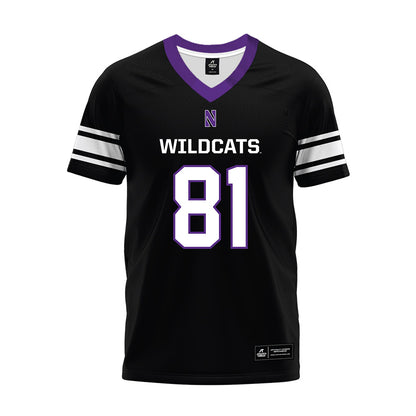 Northwestern - NCAA Football : Christopher Petrucci - Black Premium Football Jersey-0