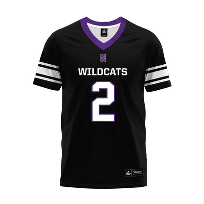 Northwestern - NCAA Football : Ryan Boe - Black Premium Football Jersey-0
