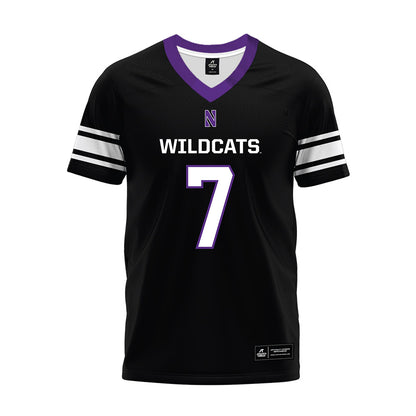 Northwestern - NCAA Football : Ore Adeyi - Black Premium Football Jersey-0