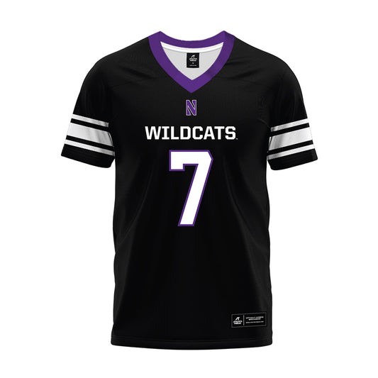 Northwestern - NCAA Football : Ore Adeyi - Black Premium Football Jersey-0