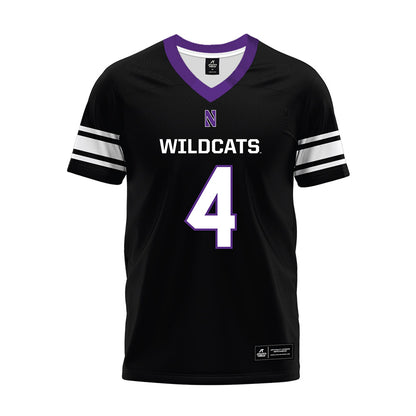 Northwestern - NCAA Football : Nicco Marchiol - Black Premium Football Jersey-0