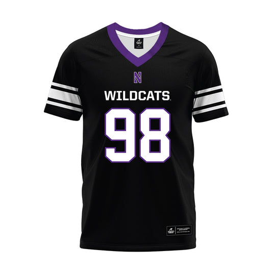 Northwestern - NCAA Football : Noah Sur - Black Premium Football Jersey-0