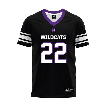Northwestern - NCAA Football : Daniel Anderson - Black Premium Football Jersey-0