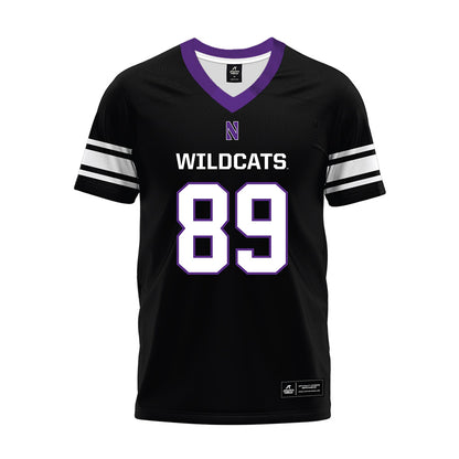 Northwestern - NCAA Football : Cam Russell - Black Premium Football Jersey-0