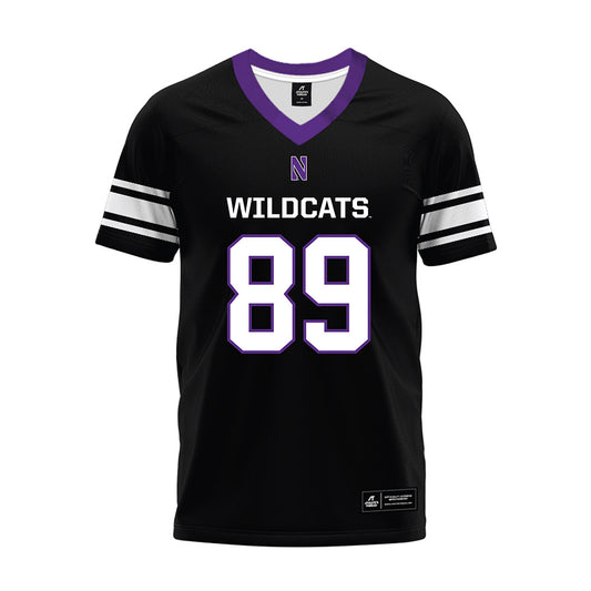 Northwestern - NCAA Football : Cam Russell - Black Premium Football Jersey-0