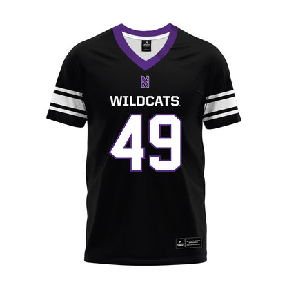 Northwestern - NCAA Football : Amare Jordan - Black Premium Football Jersey-0