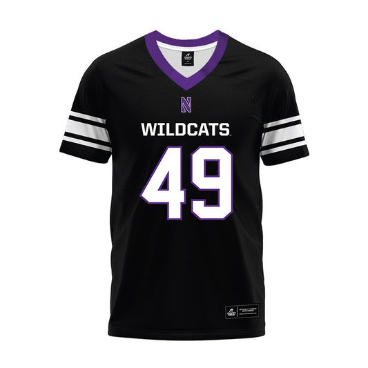Northwestern - NCAA Football : Amare Jordan - Black Premium Football Jersey-0