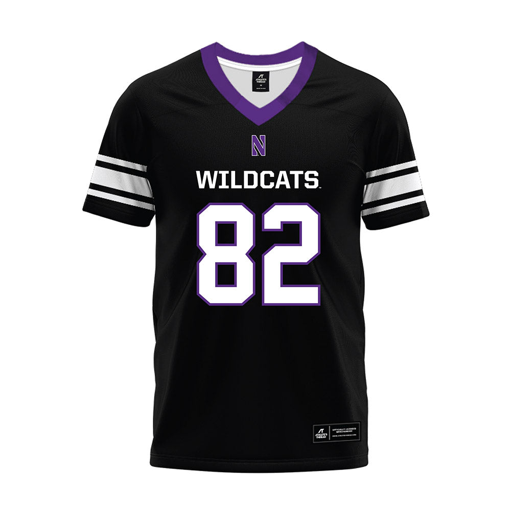 Northwestern - NCAA Football : Braden Blueitt - Black Premium Football Jersey-0