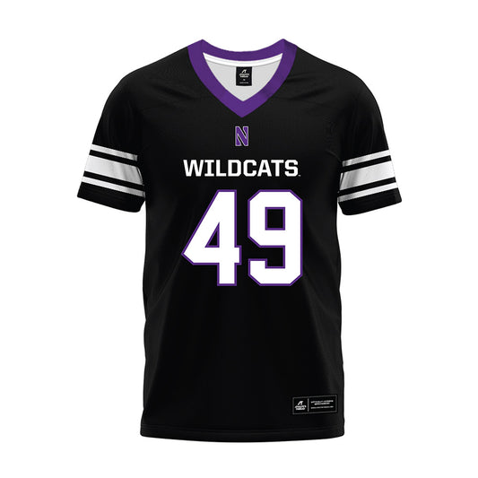 Northwestern - NCAA Football : Amare Jordan - Black Premium Football Jersey-0