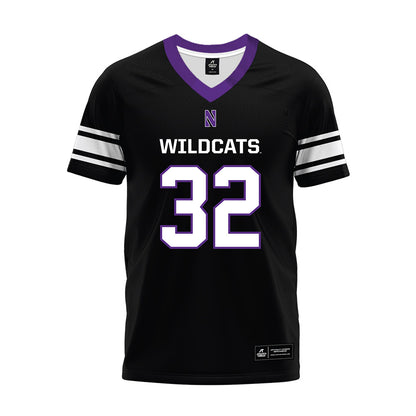Northwestern - NCAA Football : Matthew Smith - Black Premium Football Jersey