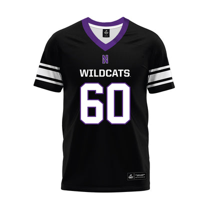 Northwestern - NCAA Football : Hayden Flavin - Black Premium Football Jersey-0