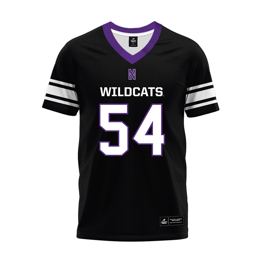 Northwestern - NCAA Football : Tyler Gant - Black Premium Football Jersey-0