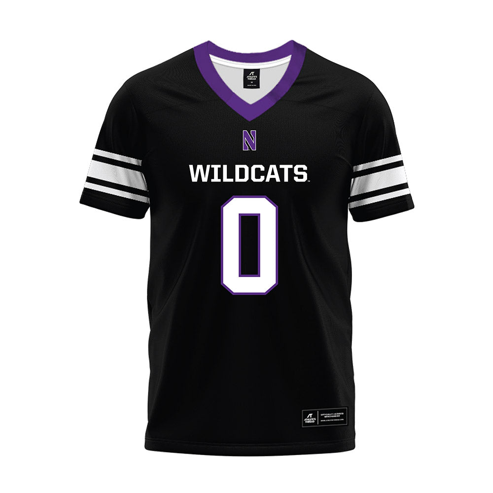 Northwestern - NCAA Football : Alijah Jones - Black Premium Football Jersey-0