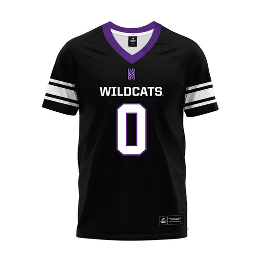 Northwestern - NCAA Football : Alijah Jones - Black Premium Football Jersey-0