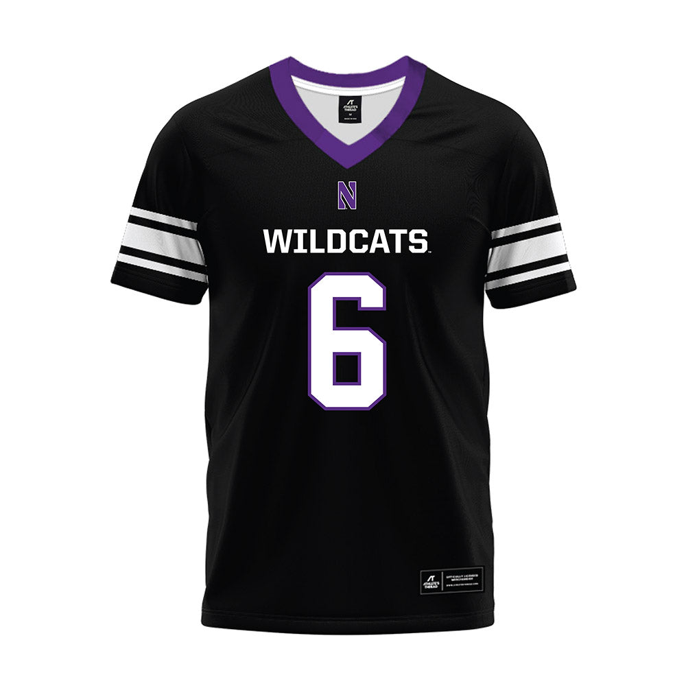 Northwestern - NCAA Football : Joseph Himon II - Black Premium Football Jersey-0