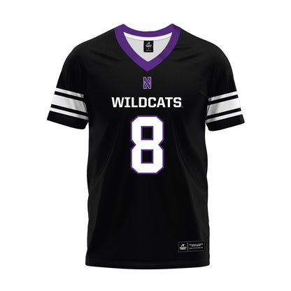 Northwestern - NCAA Football : Hayden Eligon II - Black Premium Football Jersey-0