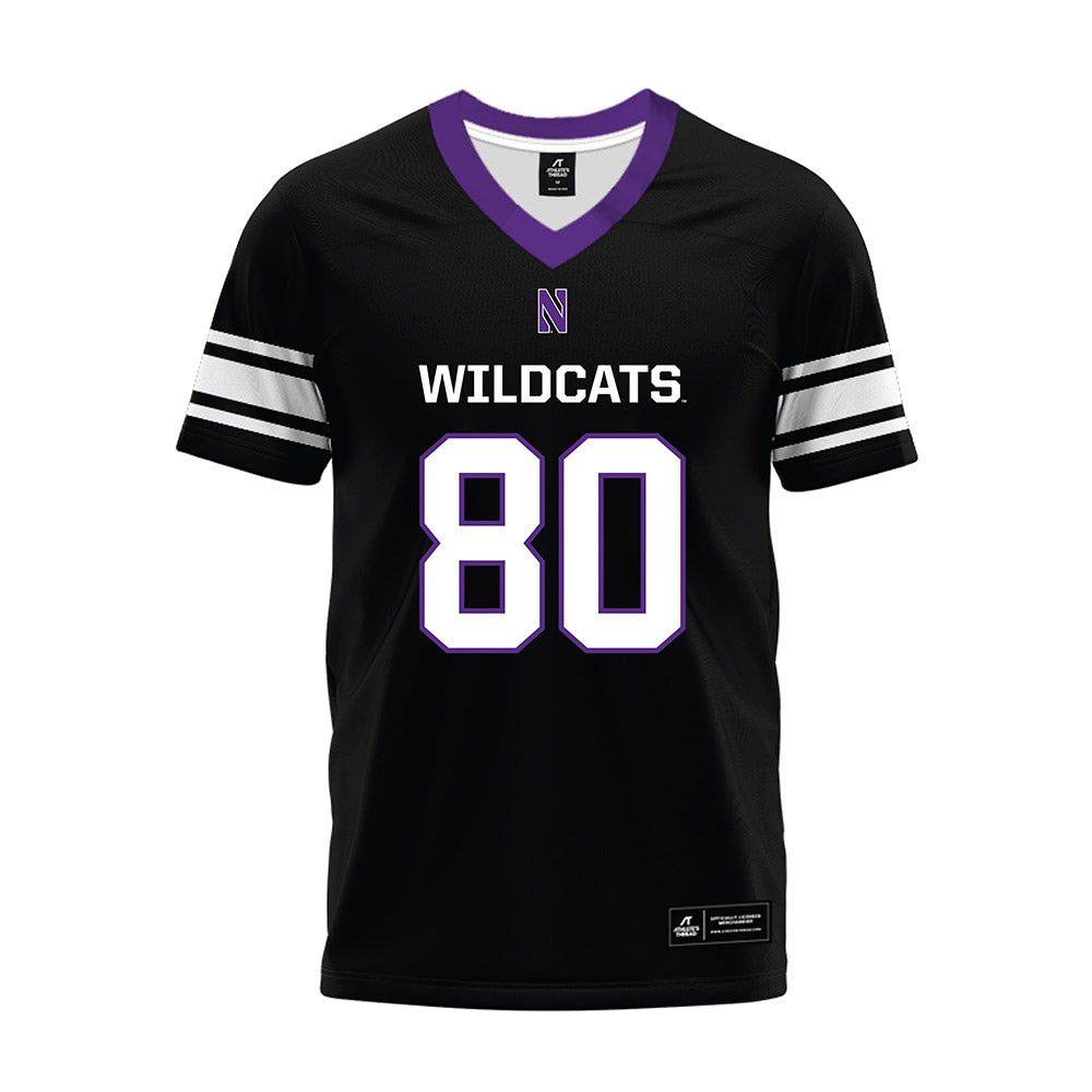Northwestern - NCAA Football : Braden Blueitt - Black Premium Football Jersey-0