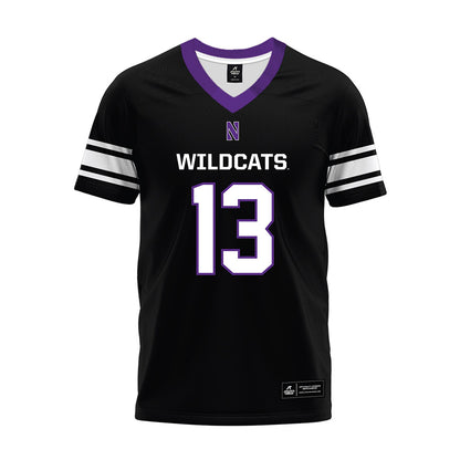 Northwestern - NCAA Football : Gavin Frakes - Black Premium Football Jersey-0