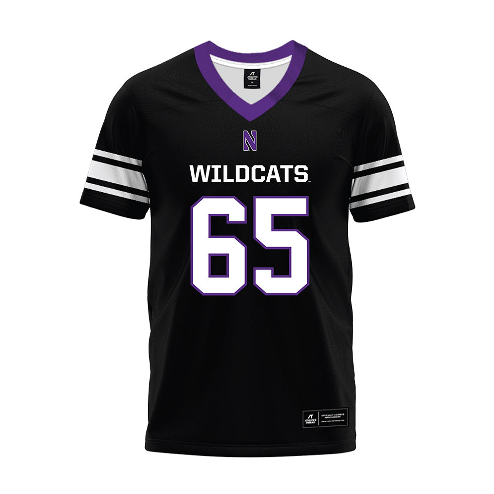 Northwestern - NCAA Football : Jackson Carsello - Black Premium Football Jersey-0