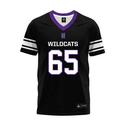Northwestern - NCAA Football : Jackson Carsello - Black Premium Football Jersey-0