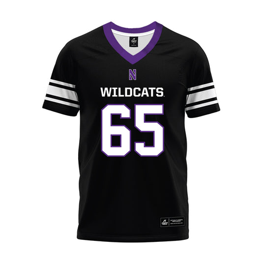 Northwestern - NCAA Football : Jackson Carsello - Black Premium Football Jersey-0