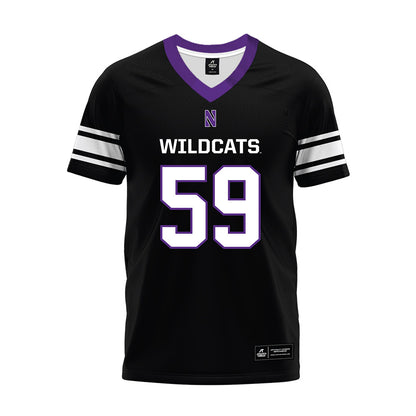 Northwestern - NCAA Football : Glory SW - Black Premium Football Jersey-0