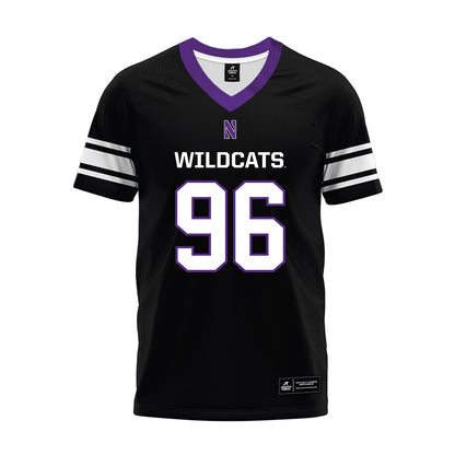Northwestern - NCAA Football : Jonah Hayes - Black Premium Football Jersey-0