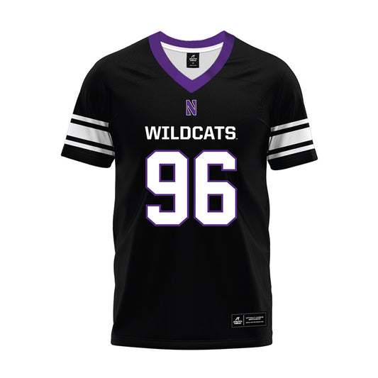 Northwestern - NCAA Football : Jonah Hayes - Black Premium Football Jersey-0