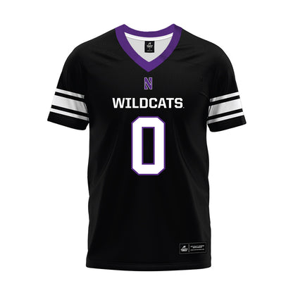 Northwestern - NCAA Football : Noah Sur - Black Premium Football Jersey-0