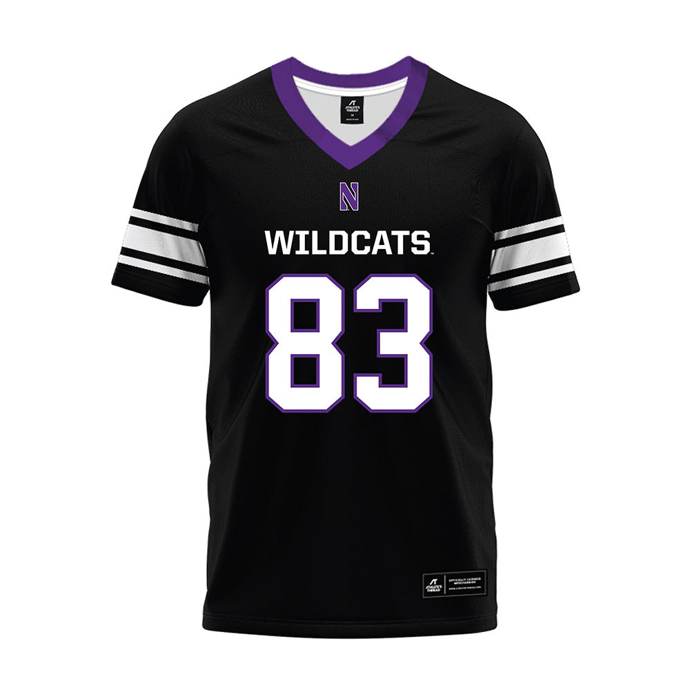 Northwestern - NCAA Football : Blake Van Buren - Black Premium Football Jersey-0