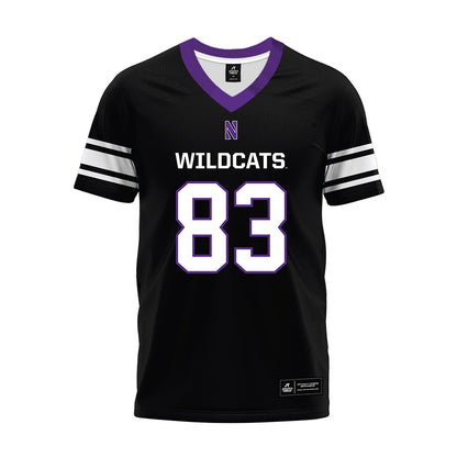 Northwestern - NCAA Football : Blake Van Buren - Black Premium Football Jersey-0