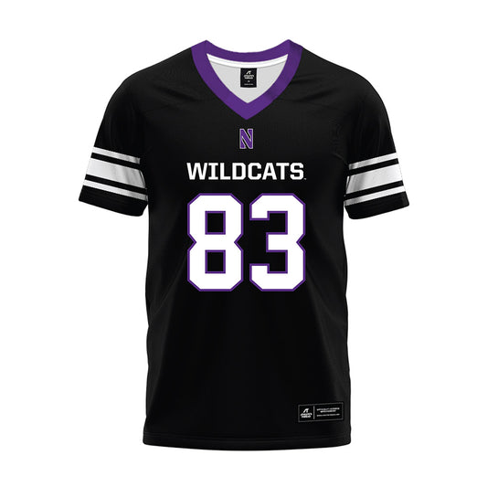 Northwestern - NCAA Football : Blake Van Buren - Black Premium Football Jersey-0