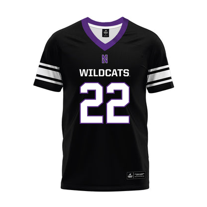 Northwestern - NCAA Football : Terrion Curry-Hicks - Black Premium Football Jersey-0