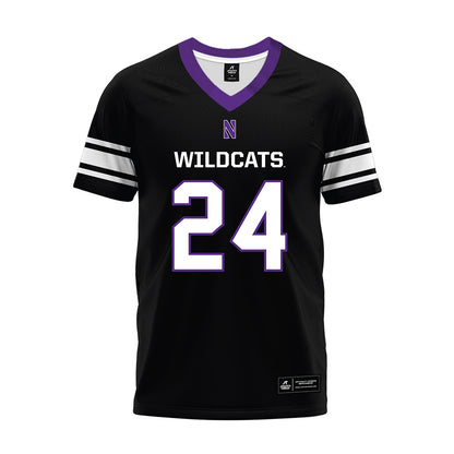 Northwestern - NCAA Football : Jamaal Johnson - Black Premium Football Jersey-0