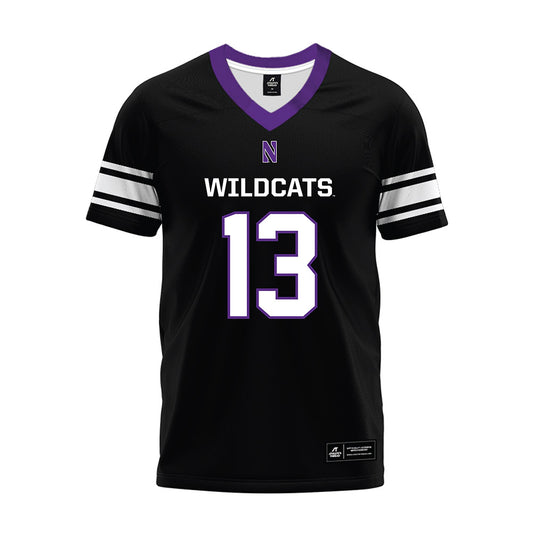 Northwestern - NCAA Football : Gavin Frakes - Black Premium Football Jersey-0