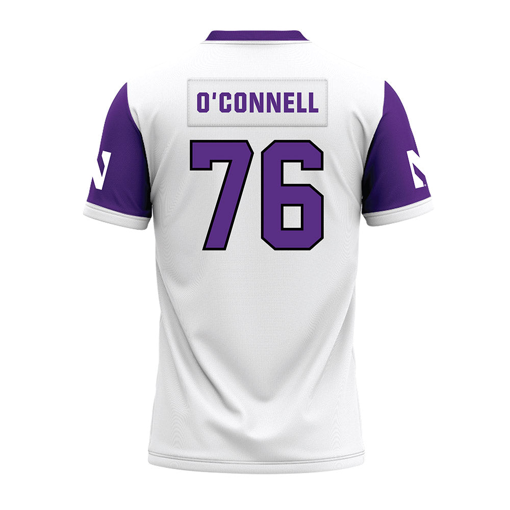 Northwestern - NCAA Football : Michael O'Connell - White Premium Football Jersey-1
