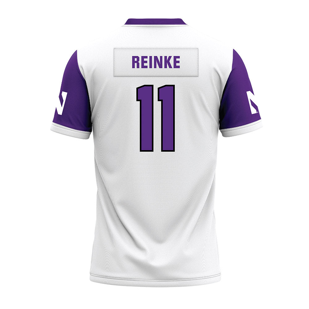 Northwestern - NCAA Football : Keaton Reinke - White Premium Football Jersey-1