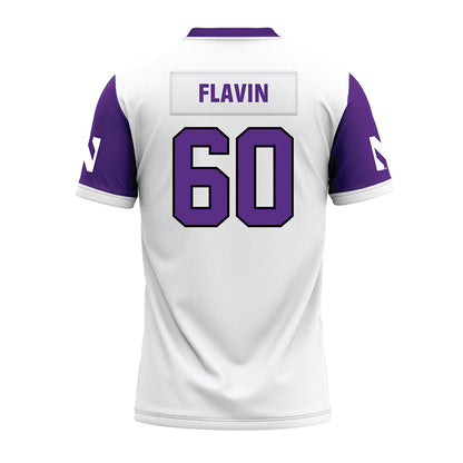 Northwestern - NCAA Football : Hayden Flavin - White Premium Football Jersey-1
