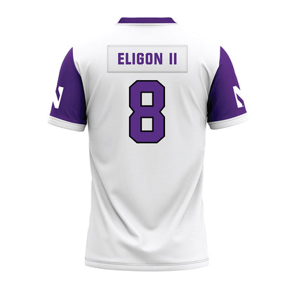 Northwestern - NCAA Football : Hayden Eligon II - White Premium Football Jersey-1
