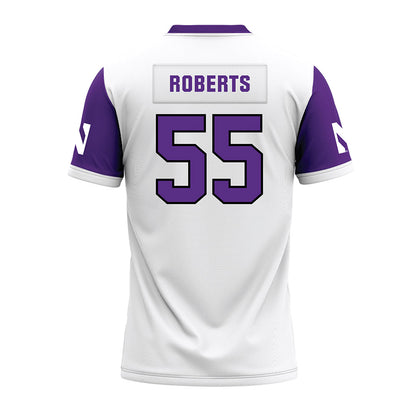 Northwestern - NCAA Football : Dylan Roberts - White Premium Football Jersey-1