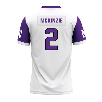Northwestern - NCAA Football : Kobie McKinzie - White Premium Football Jersey-1
