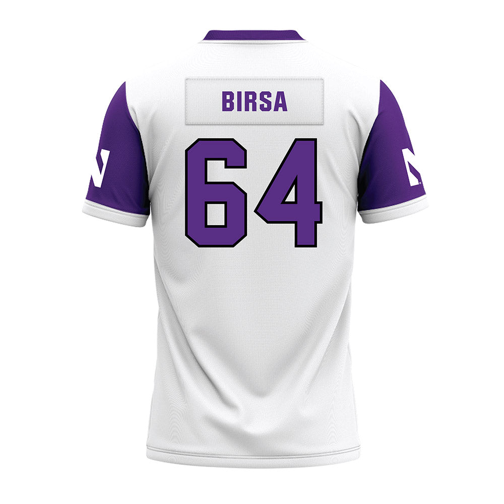 Northwestern - NCAA Football : Anthony Birsa - White Premium Football Jersey-1
