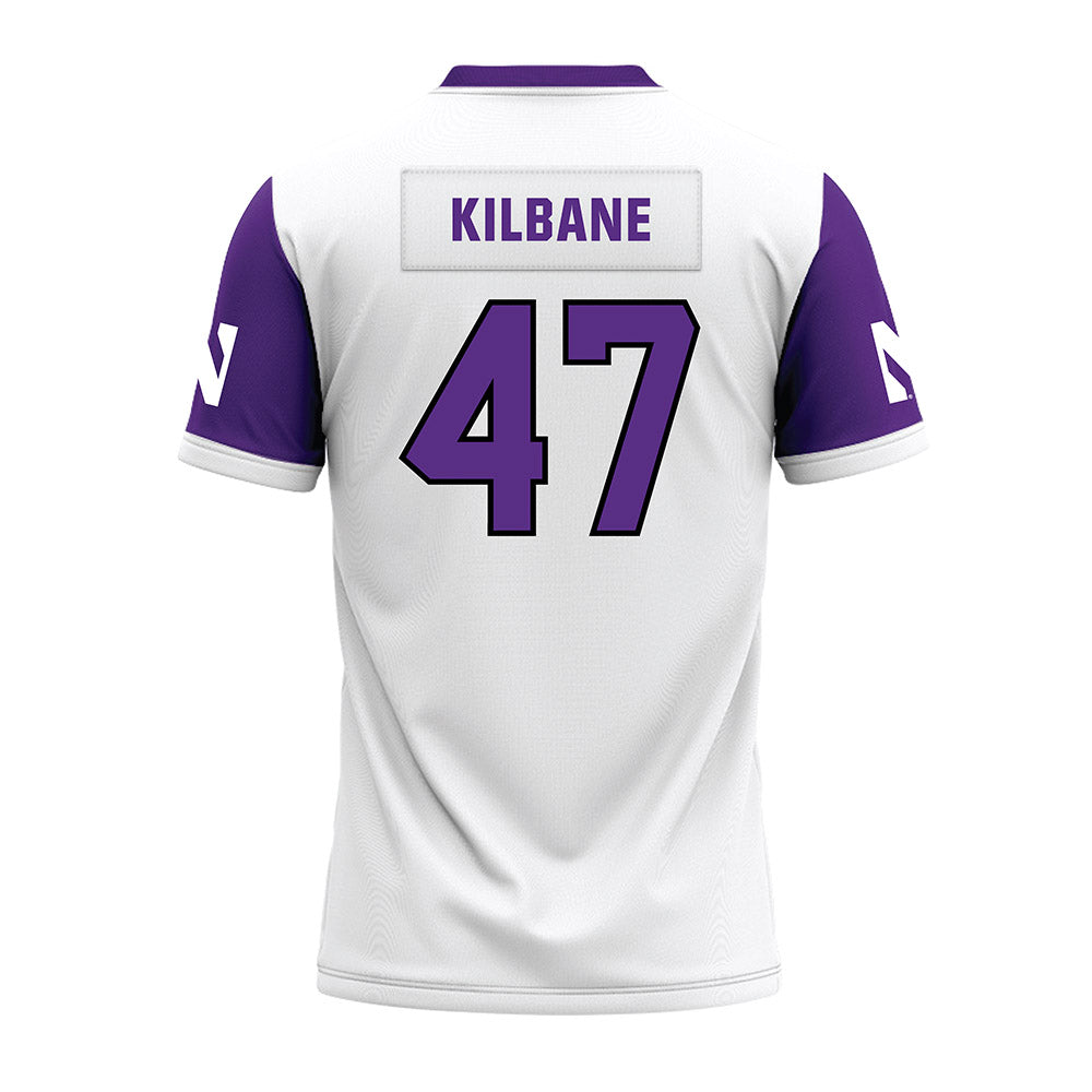 Northwestern - NCAA Football : Michael Kilbane - White Premium Football Jersey-1